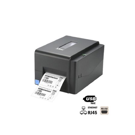TSC TE210 203 DPI USB+Ethernet+RS232 Masaüstü Termal Transfer Barkod Yazıcı