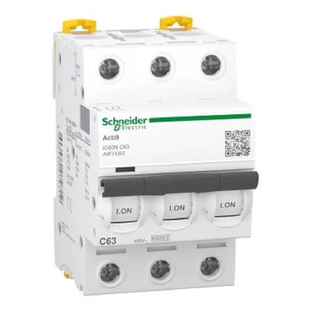 3x63A 6kA C İC60N Acti 9 Sigorta