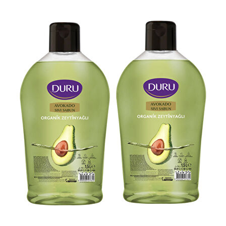 Duru Sıvı Sabun Organik İçerikli Avokado 1500 ml x 2 adet