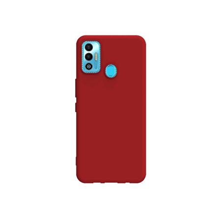 Smcase Tecno Spark 7T Kılıf Mat Biye Silikon 
