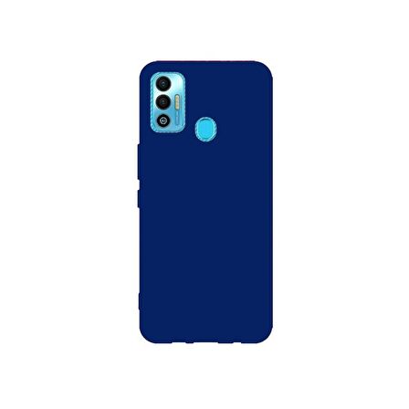 Smcase Tecno Spark 7T Kılıf Mat Biye Silikon 
