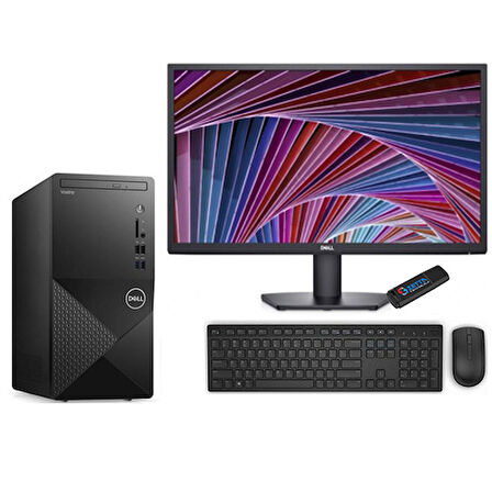 Dell Vostro 3020MT Intel Core I5 13400 8GB 1TB + 1TB SSD Ubuntu 21,5" Masaüstü Bilgisayar N2046VDT3020M07 + Zetta Flash Bellek
