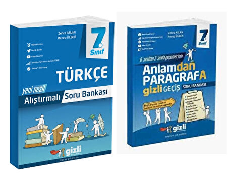 7. Sınıf Türkçe + Paragraf Alıştırmalı Soru Bankası