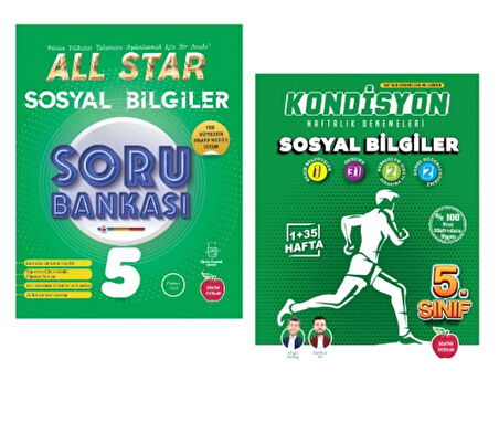 Newton Yayınları 5.sınıf All Star Sosyal Bilgiler Soru Bankası + Sosyal Bilgiler Kondisyon Deneneme 37 Hafta