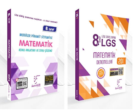 KARE KÖK YAYINLARI LGS 8.SINIF MATEMATİK MPS KONU ANLATIM + MATEMATİK 20'Lİ DENEME