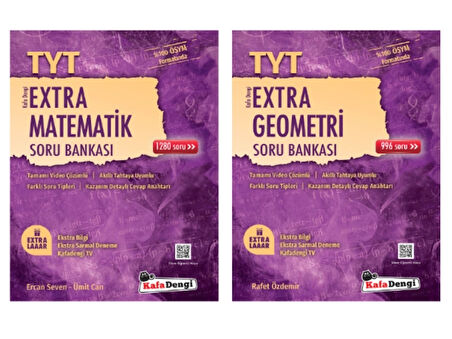 Kafa Dengi Yayınları TYT Sayısal Set Matematik - Geometri Extra Soru Bankası