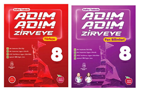 NEWTON YAYINLARI 8.SINIF ADIM ADIM ZİRVEYE TÜRKÇE+FEN BİLİMLERİ SORU BANKASI