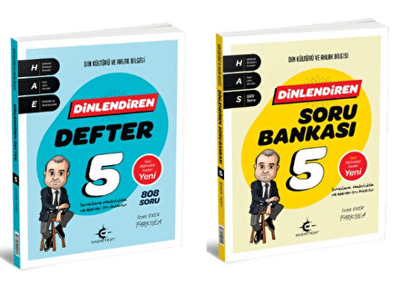 ARI YAYINCILIK 5. Sınıf Din Kültürü ve Ahlak Bilgisi İzzet Eker Dinlendiren Defter + Soru Bankası