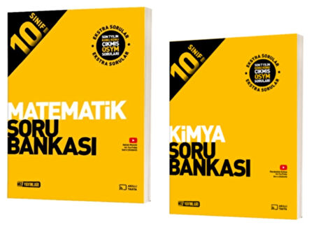 HIZ YAYINLARI 10. SINIF MATEMATİK - KİMYA SORU BANKASI