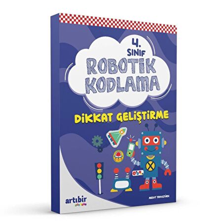 KIRMIZI BEYAZ 4.SINIF MATEMATİKTE 4 İŞLEM VE ARTIBİR YAYINCILIK ROBOTİK KODLAMA (2 Kitap)