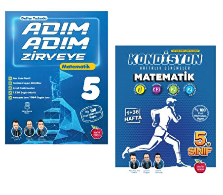 NEWTON YAYINLARI 5.SINIF  MATEMATİK ADIM ADIM ZİRVEYE ETKİNLİKLİ KONU ANLATIMLI SORU BANKASI+KONDİSYON DENEME 37 HAFTA