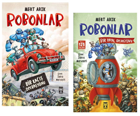 TİMAŞ YAYINLARI ROBONLAR BİR KAÇIŞ OPERASYONU 1-2 HİKAYE KİTABI (+10 YAŞ)
