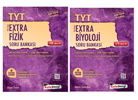 Kafa Dengi Yayınları TYT Fizik - Biyoloji Extra Soru Bankası