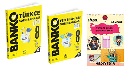 MODEL EĞİTİM YAYINLARI 8. Sınıf Banko Türkçe Fen Bilimleri Soru Bankası