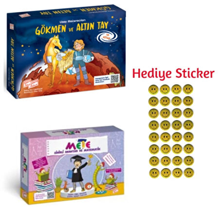 GİZEMLİ BAHÇE 3.SINIF GÖKMEN ve ALTIN TAY 10'LU HİKAYE - SİHİRLİ ANAHTAR VE METE MATİK 10'LU HİKAYE SETİ