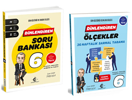 ARI YAYINCILIK 6. Sınıf Dinlendiren Soru Bankası ve Ölçekler 36 Haftalık Sarmal Tarama
