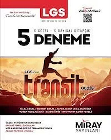 8.SINIF LGS 5 DENEME TRANSİT