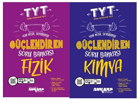 ANKARA YAYINCILIK TYT Fizik - Kimya Güçlendiren Soru Bankası (2 Kitap)