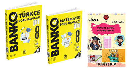 MODEL EĞİTİM YAYINLARI 8. Sınıf Banko Türkçe Matematik Soru Bankası