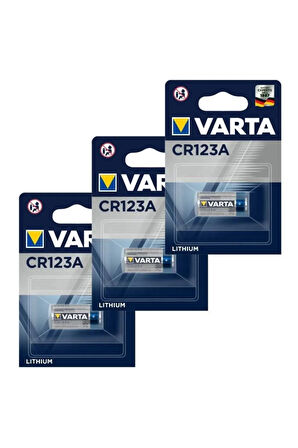 3 Adet Cr123a 3v Lityum Pil