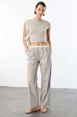 Kısa Kollu Kadın Crop T-shirt CROP-T-SHIRT