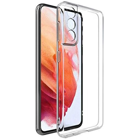 Smcase Samsung Galaxy S22 5G Kılıf Kamera Korumalı Tpu Silikon