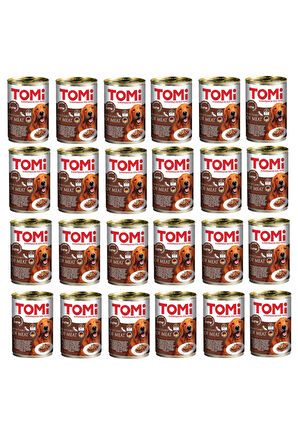 Tomi Karışık Etli Gravy Soslu Köpek Konservesi 400 Gr. X 24 Adet