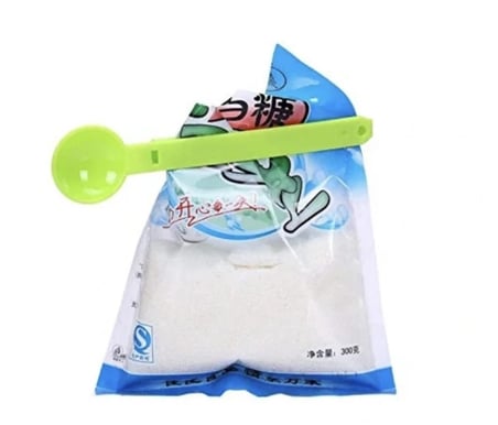 Ölçme Kaşıklı Poşet Klipsi 3'lü Paket