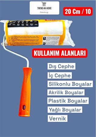 3LÜ PROFESYONEL BOYACI SETİ BÜYÜK BOY TAVA VE RULO ROBOT FIRÇA DUVAR TAVAN VB. BOYAMA ALANI İÇİN