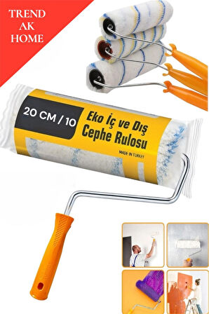 RULO BOYA FIRÇASI 20 CM (İÇ VE DIŞ CEPHE DUVAR TAVAN VERNİK , BOYA VB.) KULLANIM