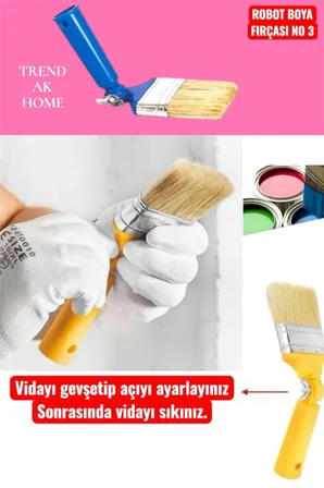  3 numara OSKAR FIRÇA LÜX ROBOT KESTİRME BOYA FIRÇASI