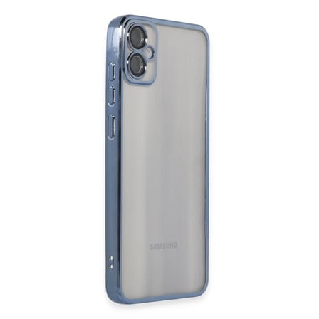 Samsung Galaxy A05 Kılıf Razer Lensli Silikon - Lacivert