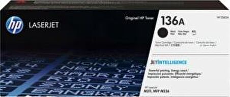 HP 136A Black Siyah 1.150 Sayfa Toner W1360A
