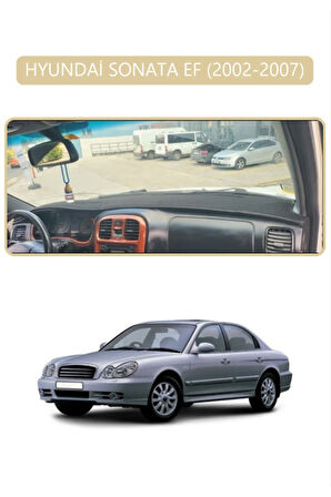 Hyundai Sonata Ef 2002-2007 Torpido Koruma  Halısı -  Bej Kenar