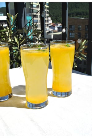 4 Adet Şeffaf Cam Bardak Meşrubat Su Ayran Bardağı 200 ml - Atlant
