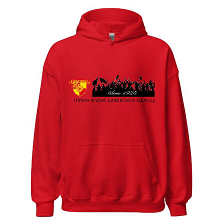 Göztepe Kapşonlu Sweatshirt - İsyan Bizim Ezberimiz Olmuş