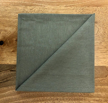 Kumaş peçete Haki Yeşil 6lı 40*40cm