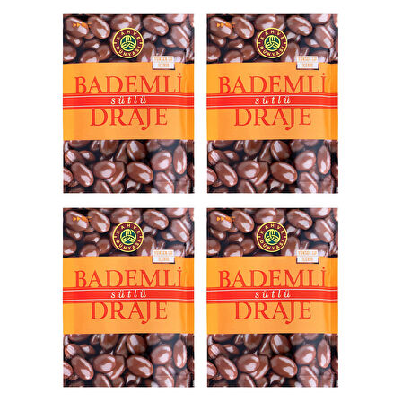 Kahve Dünyası Bademli Sütlü Draje 60 gr x 4 Adet