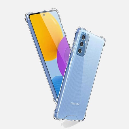 Smcase Samsung Galaxy M52 5G Kılıf Darbe Korumalı Silikon  Nano Ekran Koruyucu