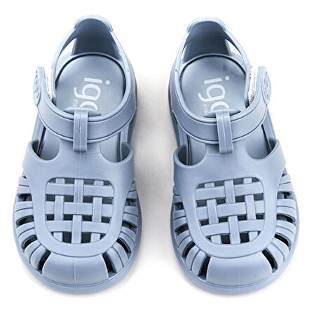 Tobby Solid Çocuk Gri Günlük Stil Sandalet S10271-225