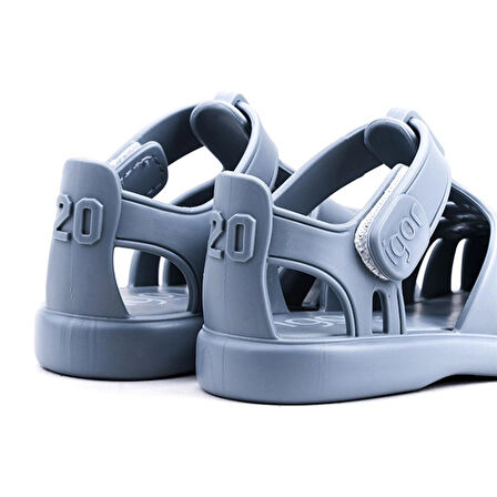 Tobby Solid Çocuk Gri Günlük Stil Sandalet S10271-225