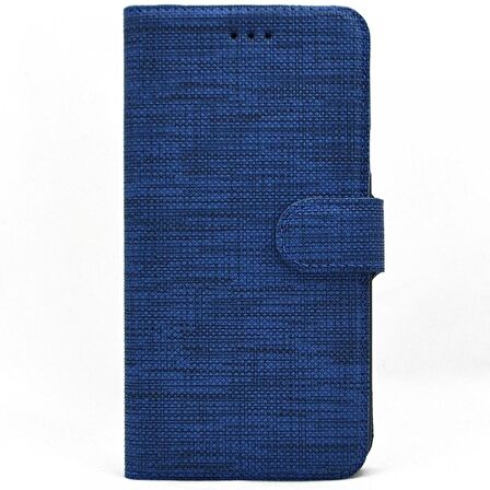 Smcase Samsung Galaxy S21 FE Kılıf Kumaş Spor Standlı Cüzdan