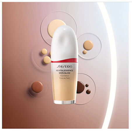 Shiseido Revitalessence Skin Glow - Fondöten 140 Porcelain