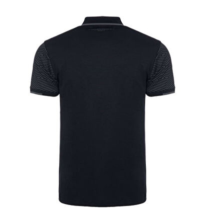 Galatasaray Umbro Orijinal Polo Yaka Siyah T-Shırt