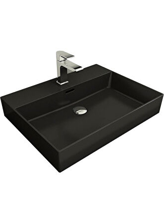 Bocchi Milano Lavabo 60 Cm Mat Siyah 1376-004-0126