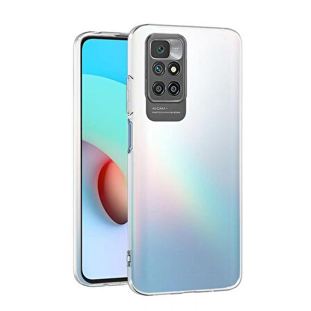Smcase Xiaomi Redmi 10 2022 Kılıf Kamera Korumalı Tpu Silikon  Nano Ekran Koruyucu