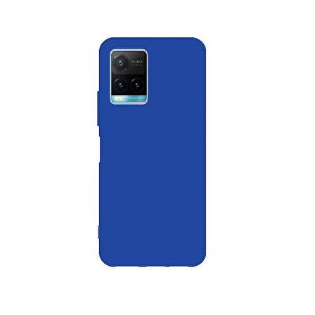 Smcase Vivo Y21s Kılıf Biye Mat Silikon