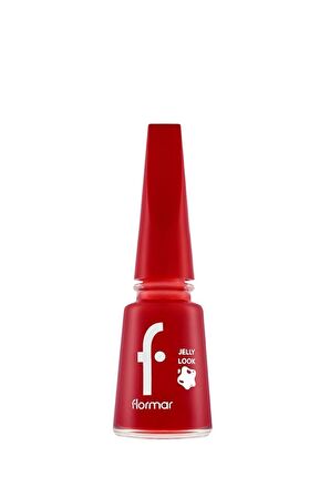 Flormar Jel Görünümlü Parlak Oje (Kırmızı) - Jelly Look Nail Enamel - JL05 Fire Red - 8690604233632