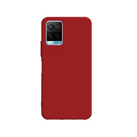 Smcase Vivo Y32 Kılıf Biye Mat Silikon  Nano Ekran Koruyucu