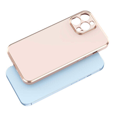 Smcase iPhone 13 Pro Max Kılıf Kamera Korumalı Lazer Bark Silikon
